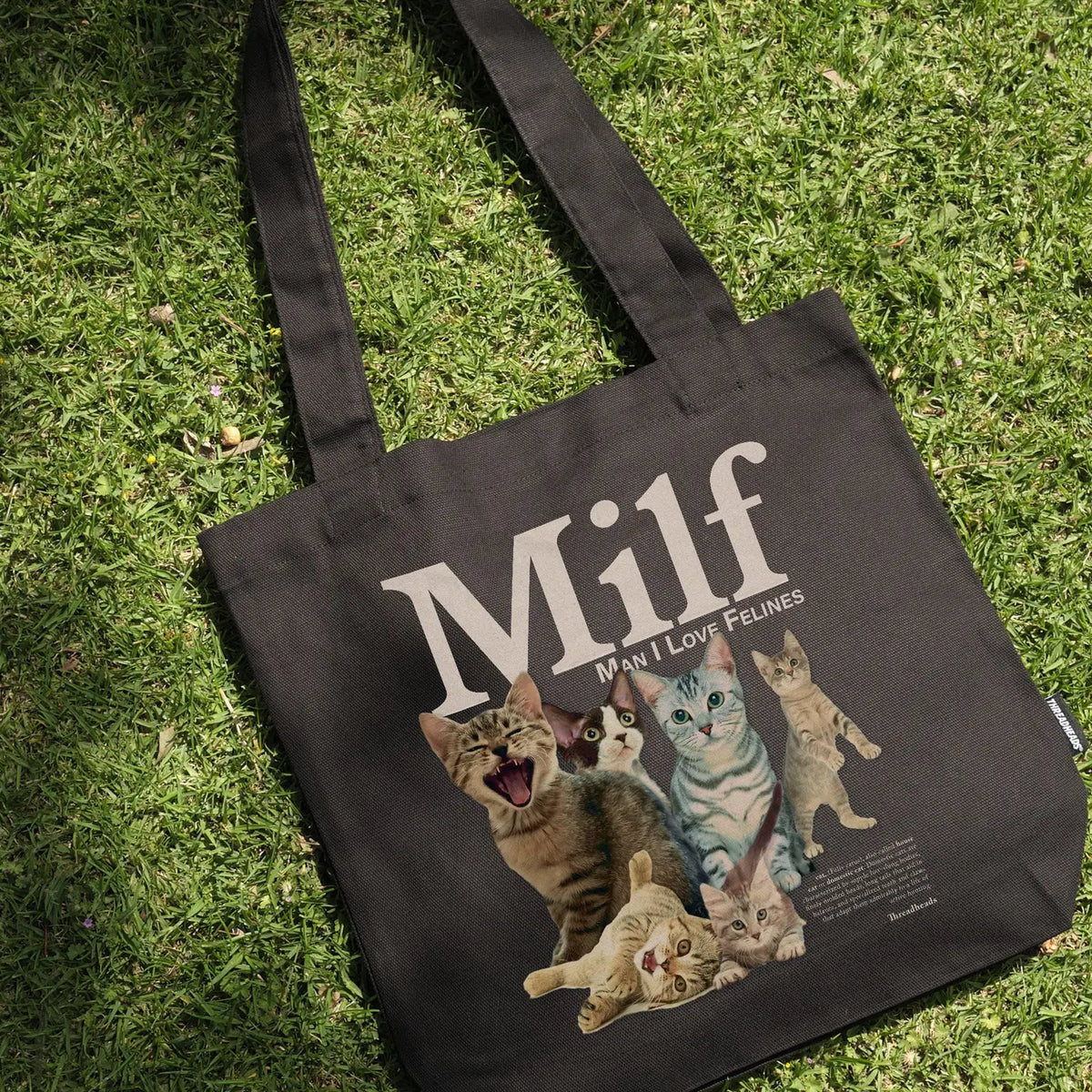 Tote Bag - Man I Love Felines MILF