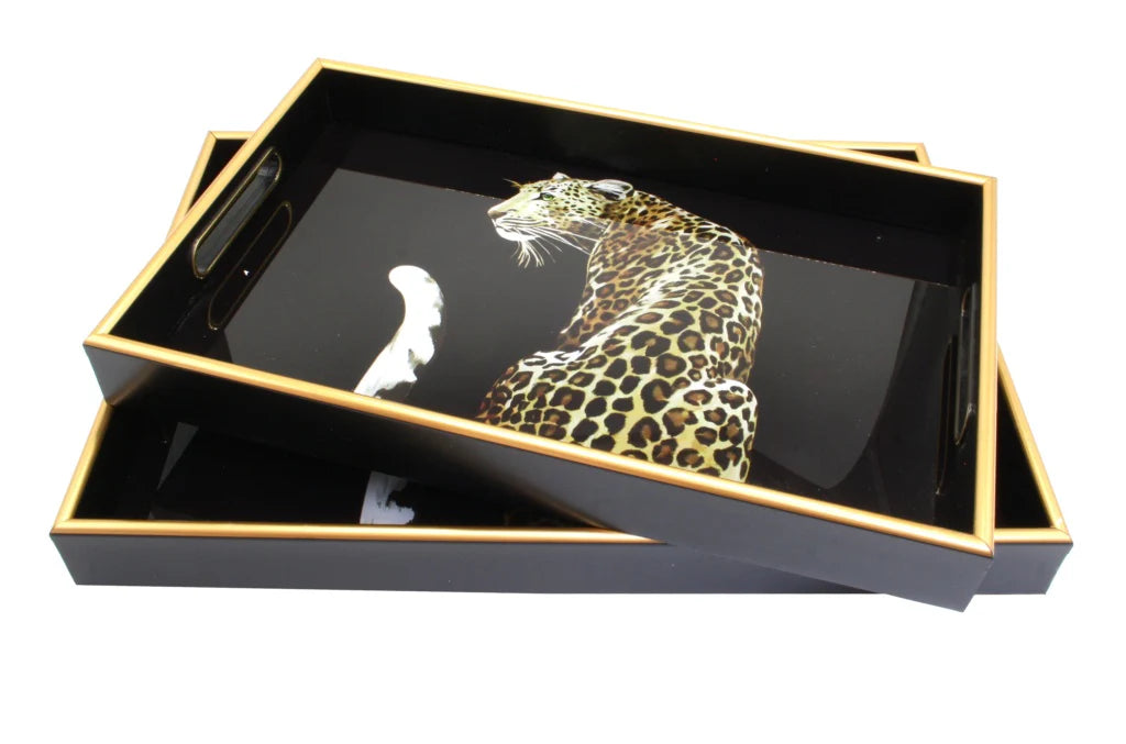 Big Cat Decorative Tray - Large