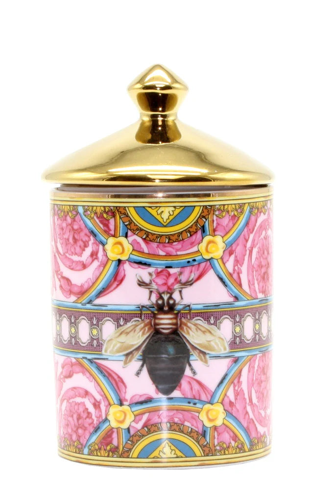 The Gilded Hive Ceramic Candle Jar - Pink