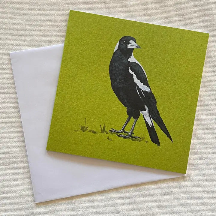 Card Magpie on Green