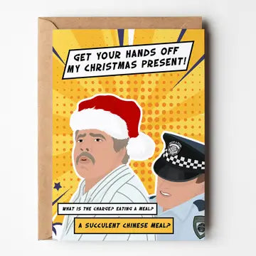 Get Your Hands Off - Christmas Card