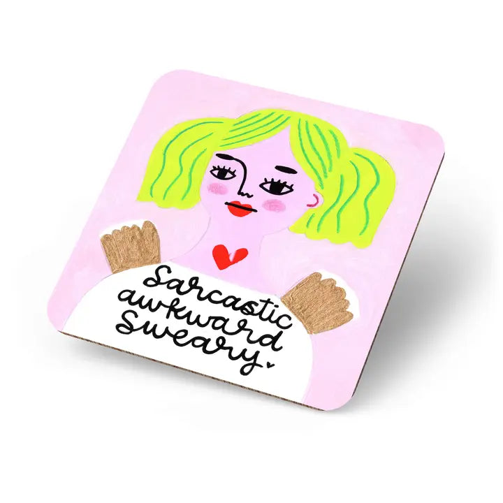 Sarcastic, Sweary Coaster