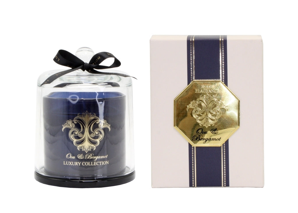 Candle Cloche - Oud & Bergamot