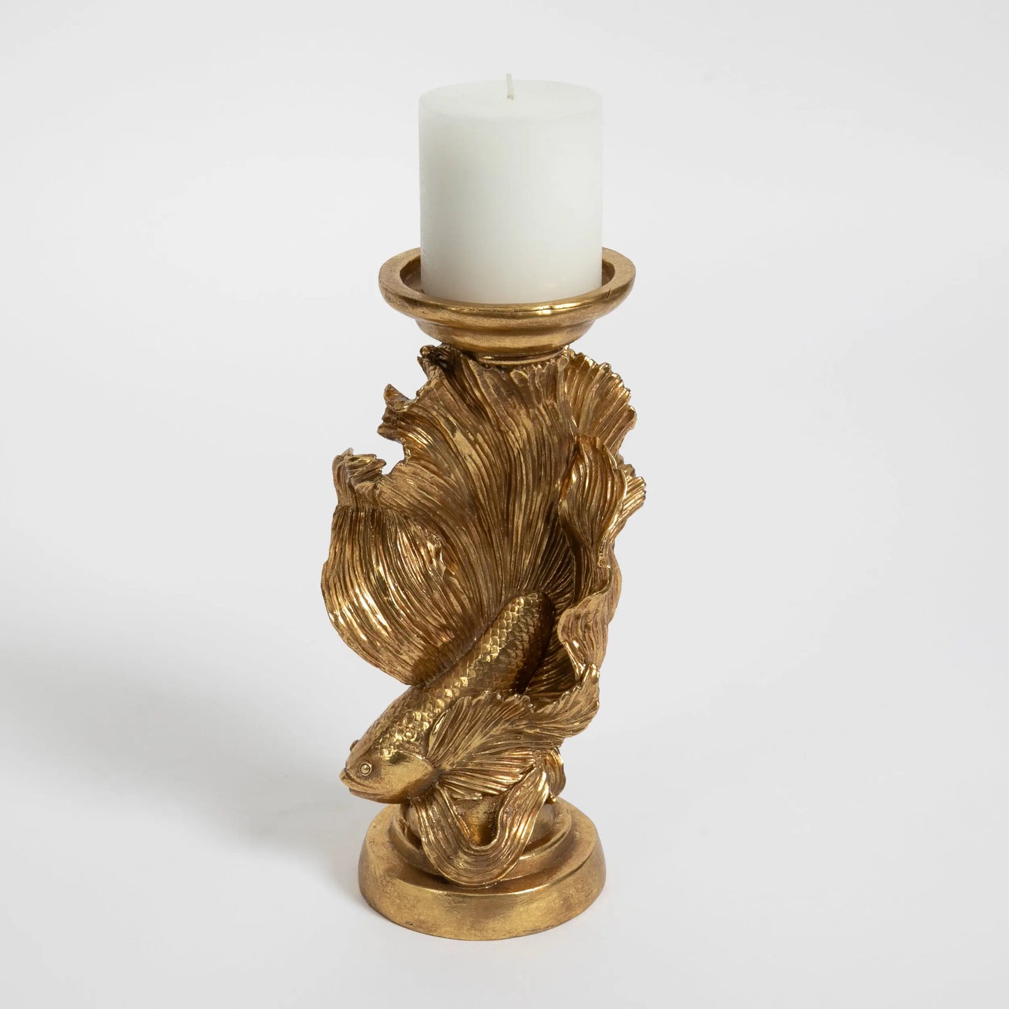 Carpe Diem Resin Candle Stick Resin 25cm