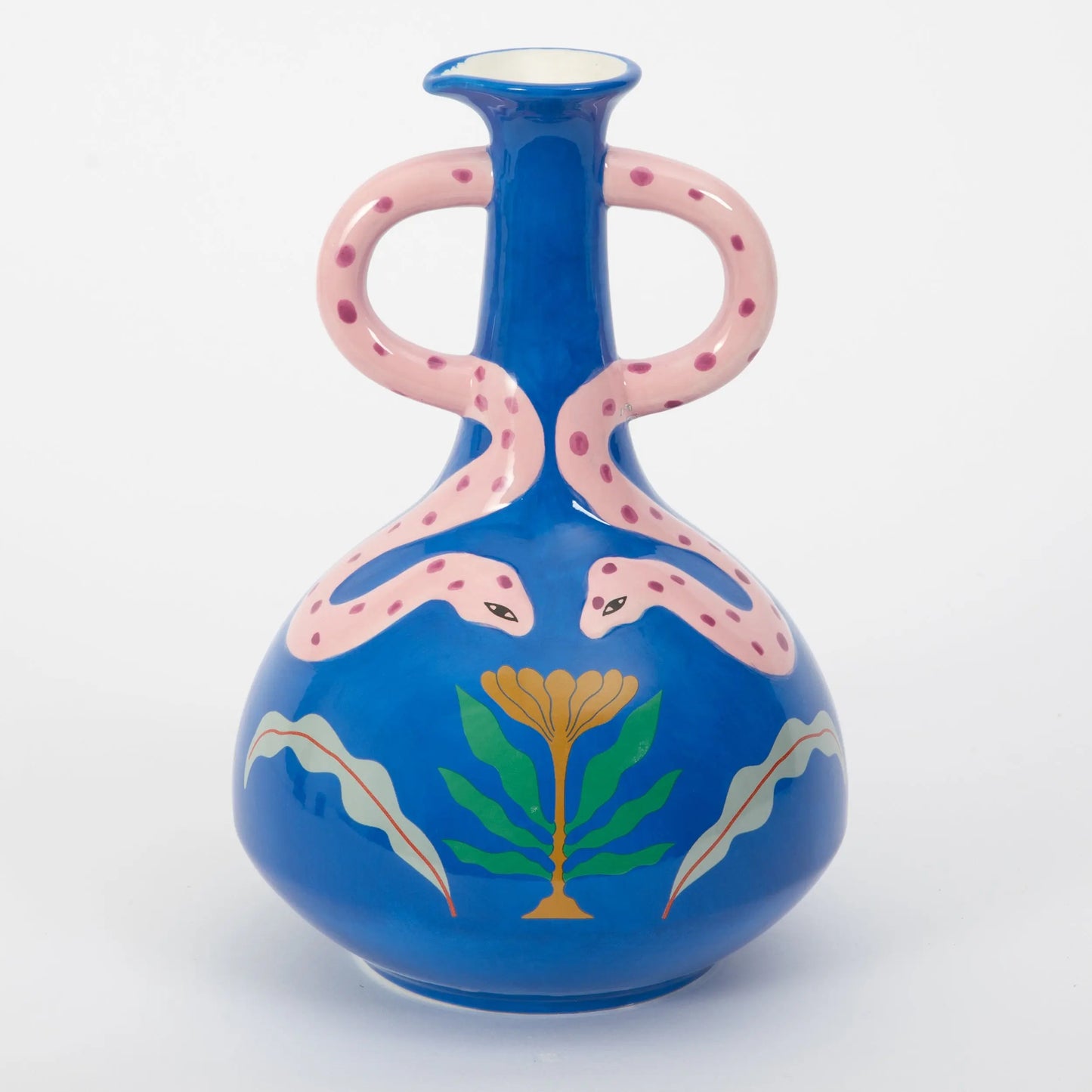Slither Ceramic Vase Urn 18x27cm