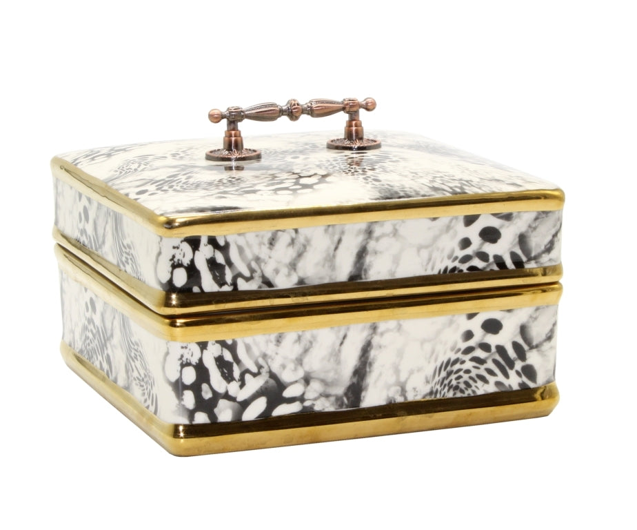 Wild Cats Square Ceramic Storage