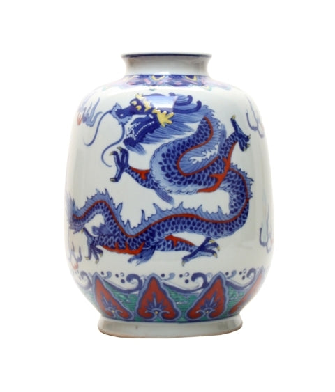 Enter the Dragon Ceramic Vase
