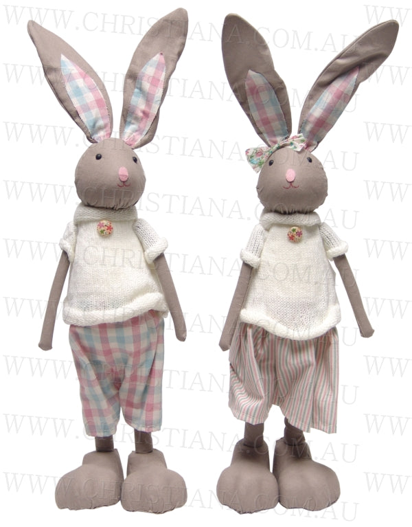 Raggedy Bunny Decor Toy