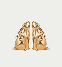 Rested Rabbit Book Ends