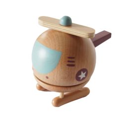 Hello Helicopter Wooden Music Box