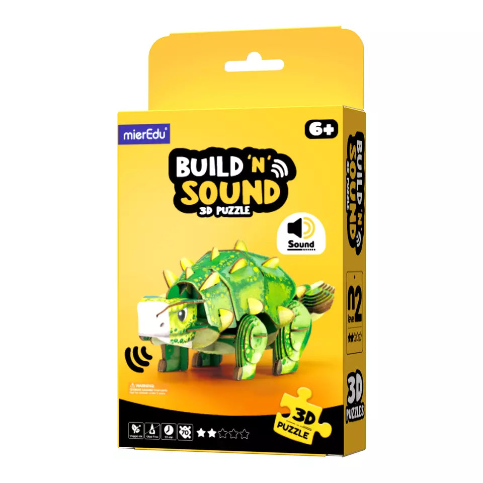 3D Ankylosaurus Puzzle with Sound