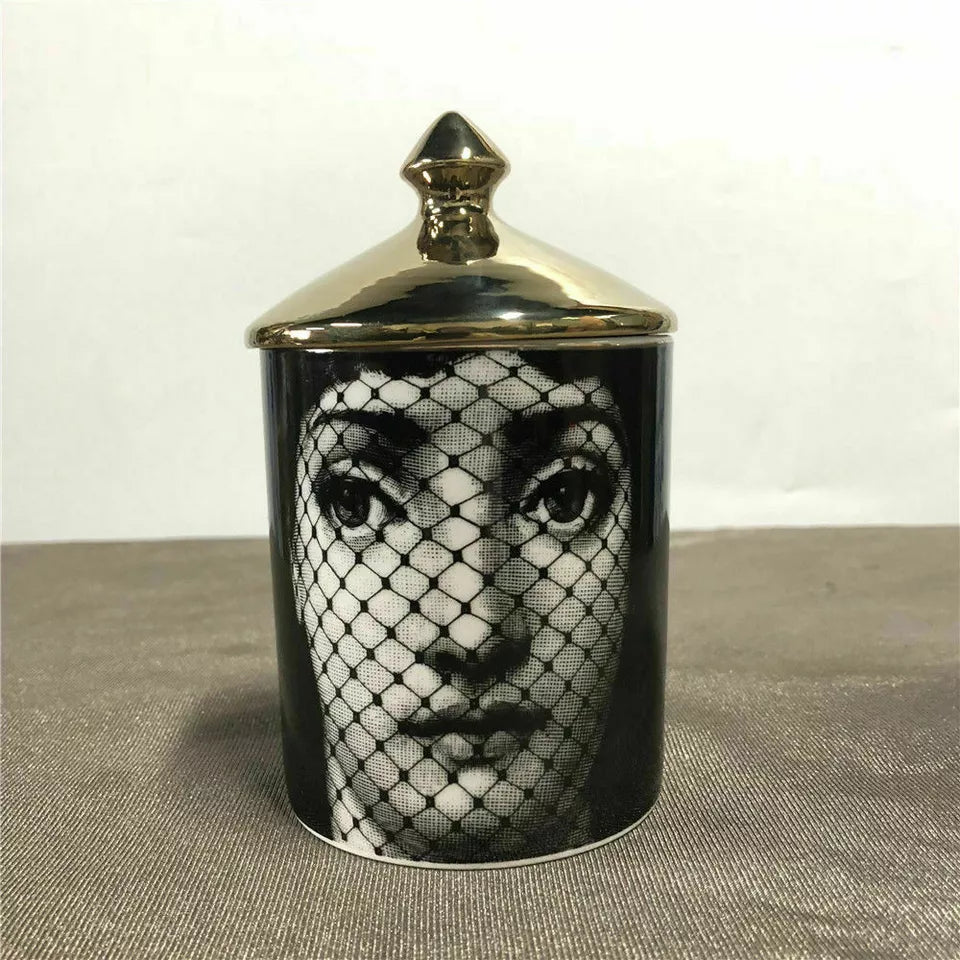 Romance Ceramic Jar Candle - Vanilla