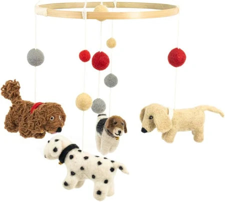 Handmade Felted Mobile - Woof