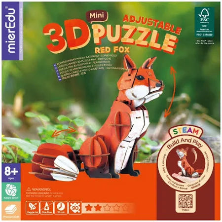 3D Red Fox Puzzle