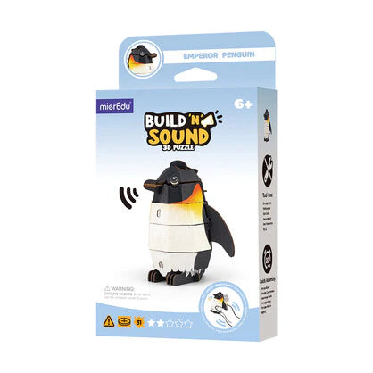 3D Emperor Penguin Puzzle with Sound