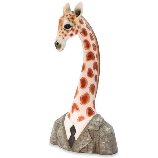 Sir Suited Giraffe Bust