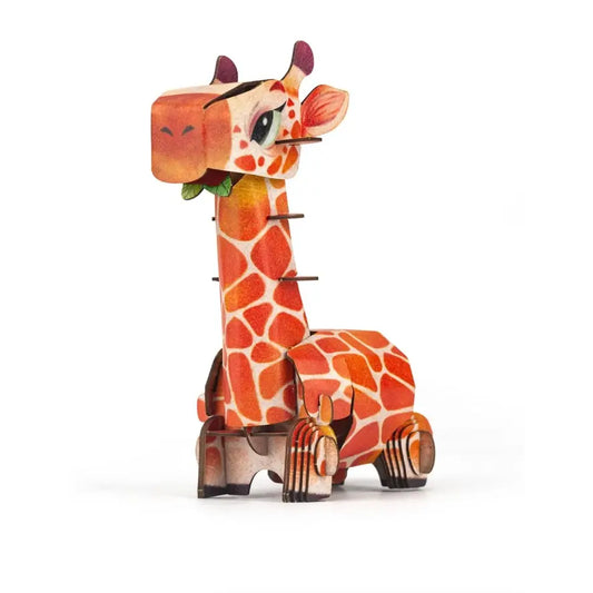 3D Giraffe Puzzle with Sound