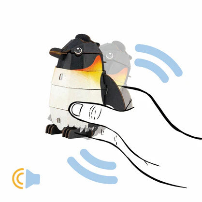3D Emperor Penguin Puzzle with Sound