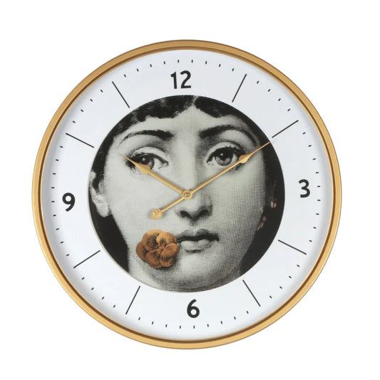 Muse In Porcelain Wall Clock
