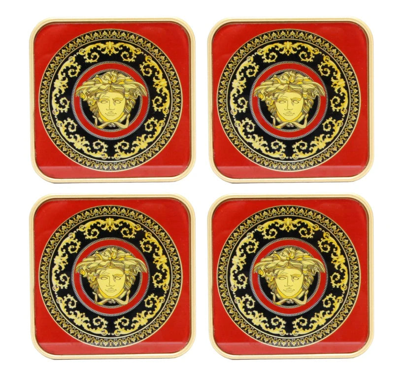 Venomé Coasters (Set of 4) - Red