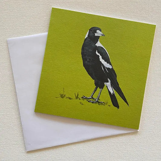 Card Magpie on Green