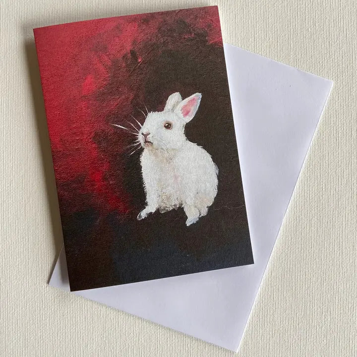 Card White Rabbit