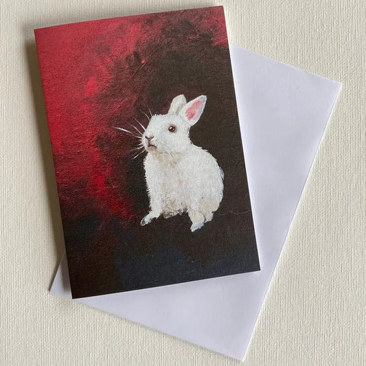 Card White Rabbit