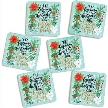 Looking Like F*ck This Christmas - Coasters (Set of 6)
