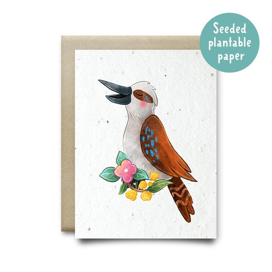 Card Plantable Kookaburra