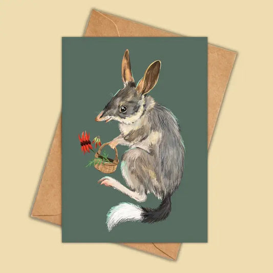 Card Bilby Basket