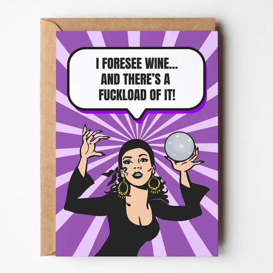 Card I Foresee Wine