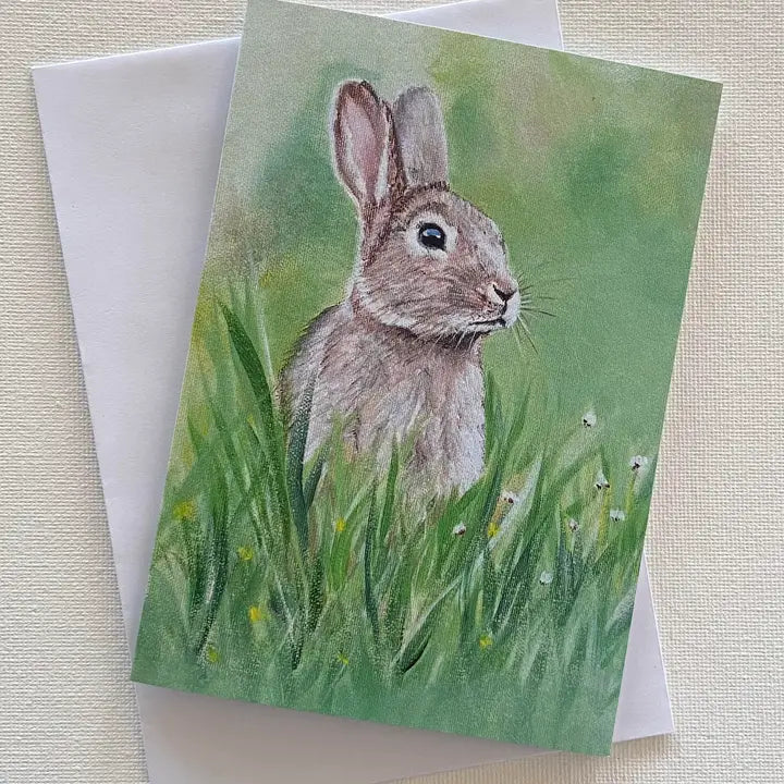Card Spring Bunny