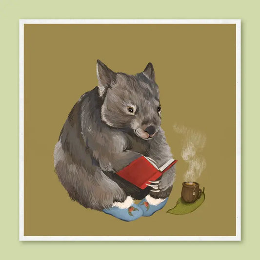 Card Cosy Wombat