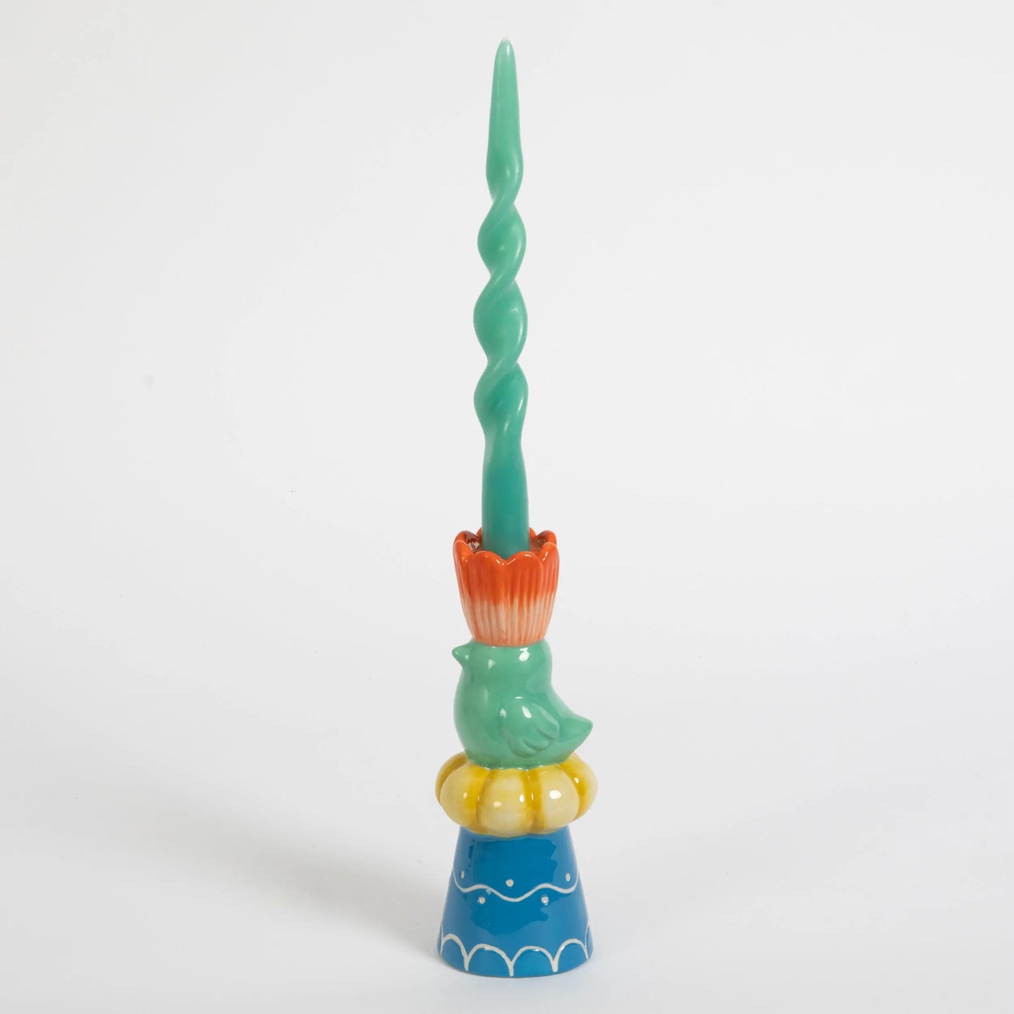 Pretty Bird Ceramic Candle Stick 17.5cm