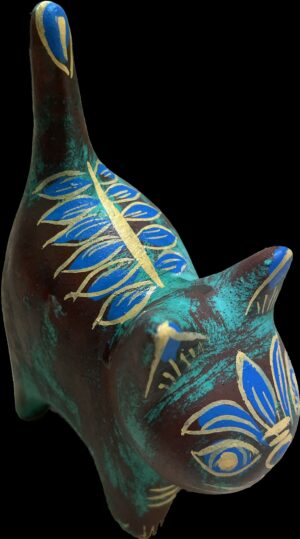 Rustico Cat Tail Up Clay 15cm