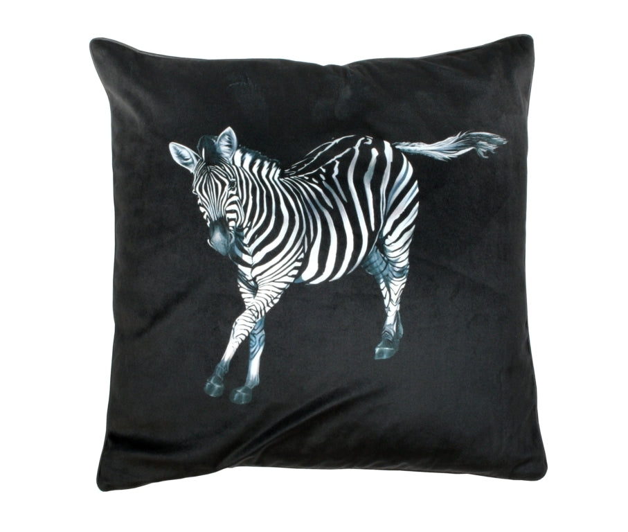 Serengeti Style Zebra Cushion 45cm
