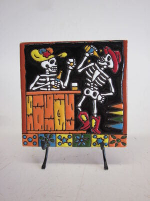 Day Of The Dead Bar Tile