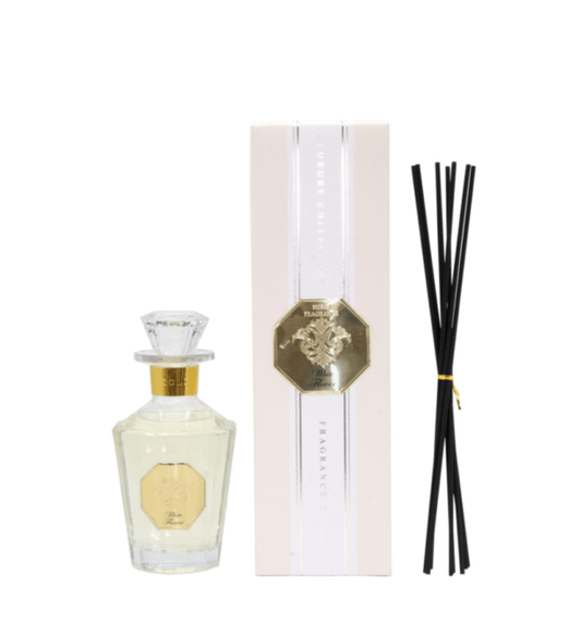 Diffuser White Flower Glass Bottle 230ml