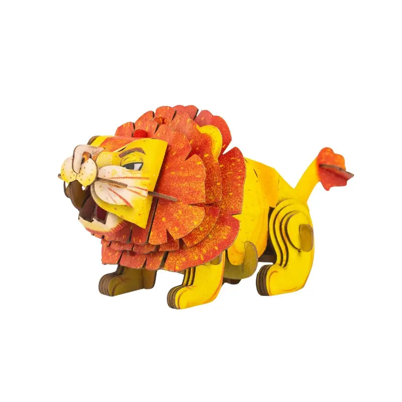 3D Lion Puzzle with Sound