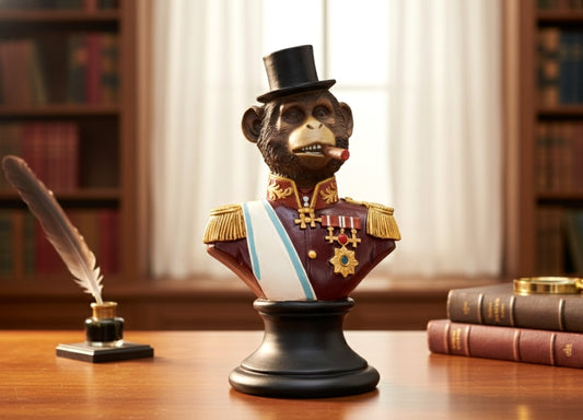 Monkey Marshall Bust Statue
