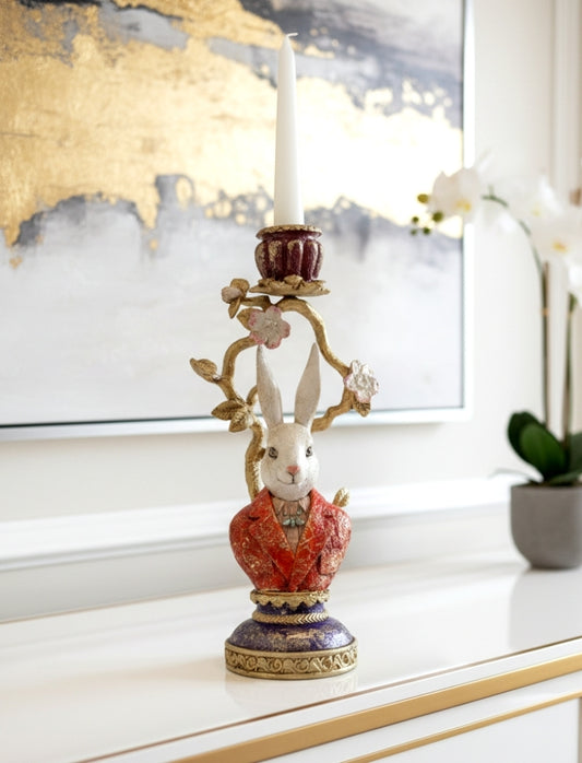 Bold Bunny Candle Holder