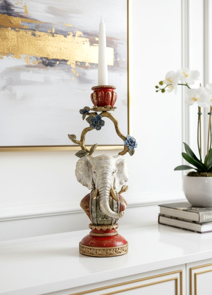 Extravagant Elephant Candle Holder