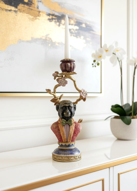 Meaestro Monkey Candle Holder