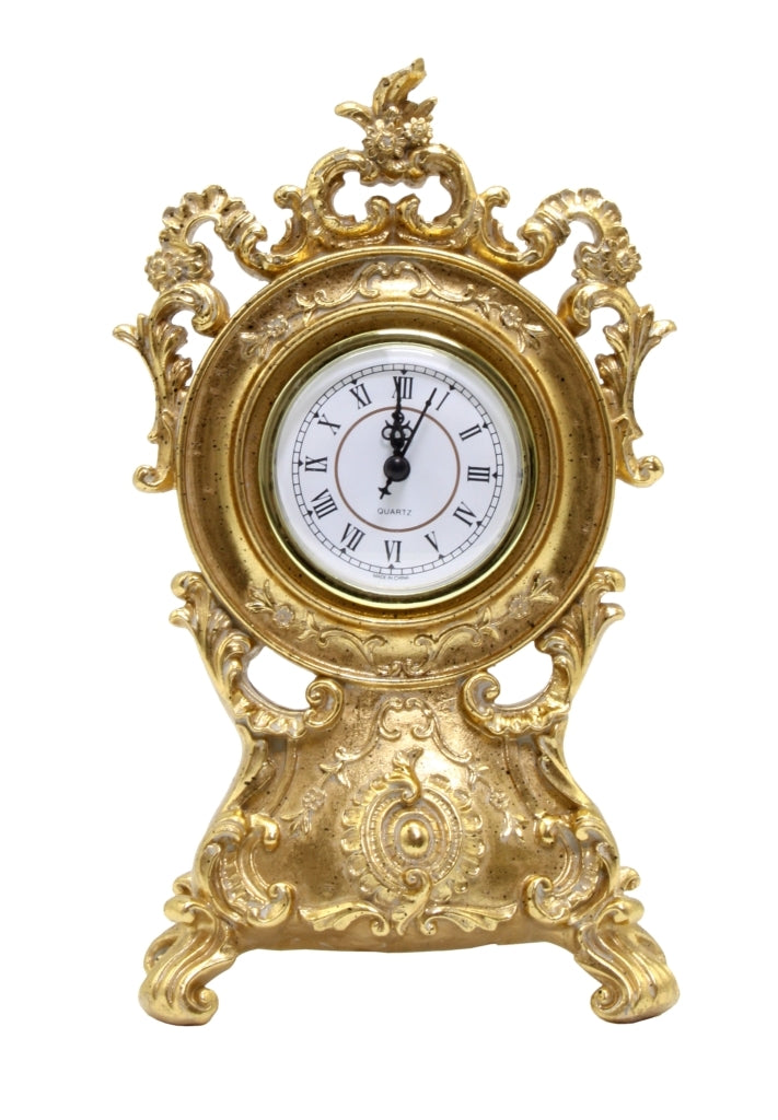 French Fleur Mantle Clock