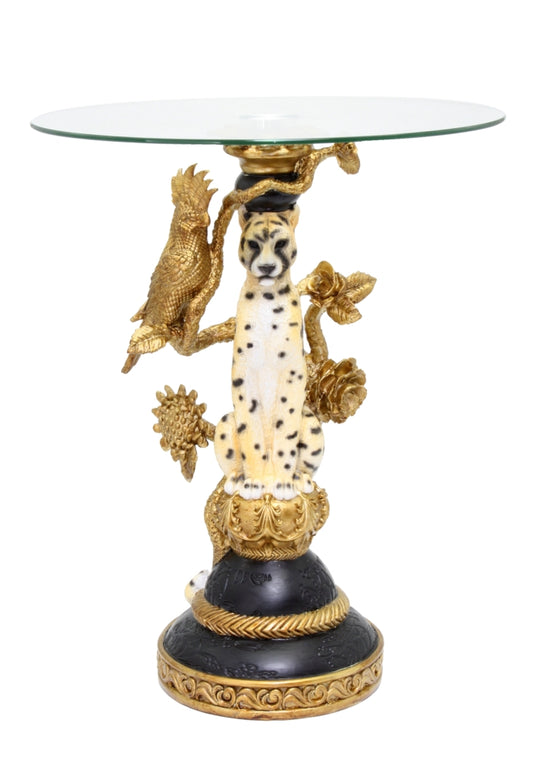Stunning Sheba Wild Cat Side Table