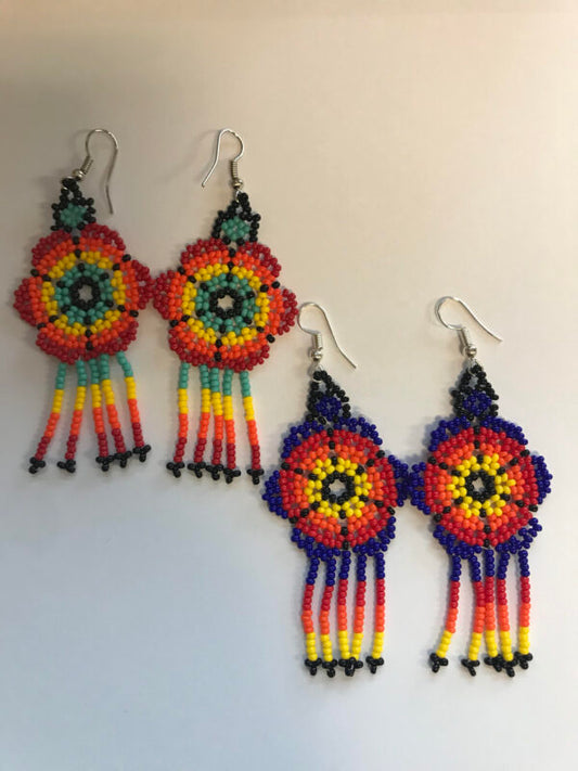 Huichol Beaded Earrings