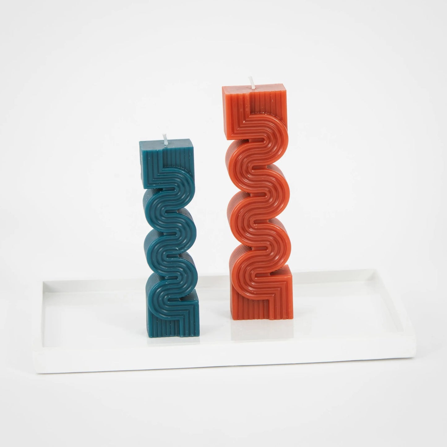 Greek Pillar Candle Pair