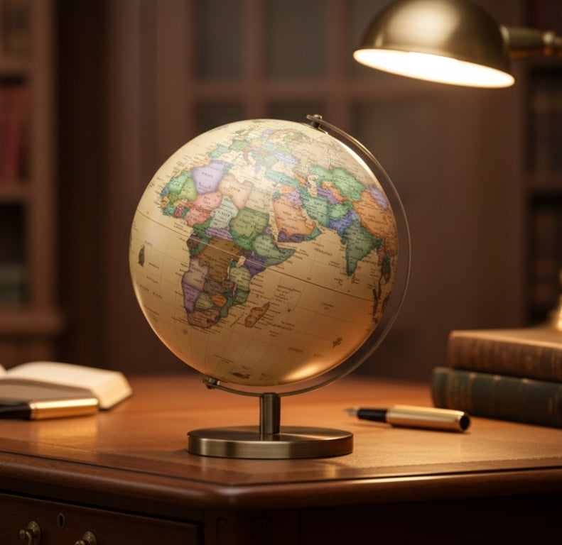 Classic World Globe Matte Finish