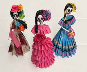 Mini Catrina Paper Mache