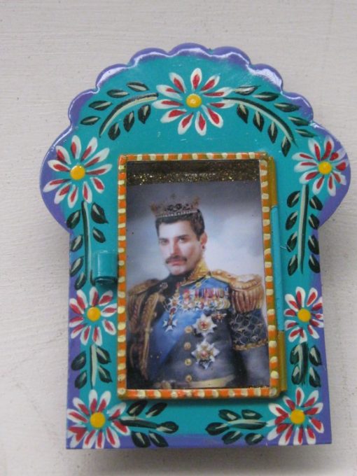 Freddie Mercury Nicho Tin 9x9cm